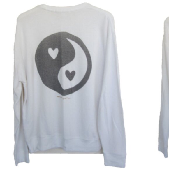 Spiritual Gangster Live in Gratitude Ying Yang Cozy Sweatshirt - Picture 1 of 3